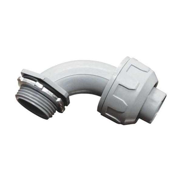 Gizmo 49491 Liquid Tight 90 deg Connector  0.75 in. dia. - GI612927