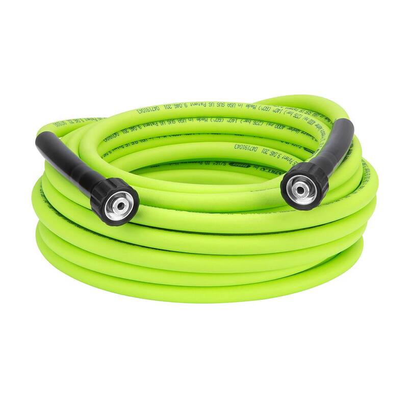 Flexzilla 5/16 in. x 50 ft. 4000 PSI Pressure Washer Hose with M22 Fittings - HFZPW40550M