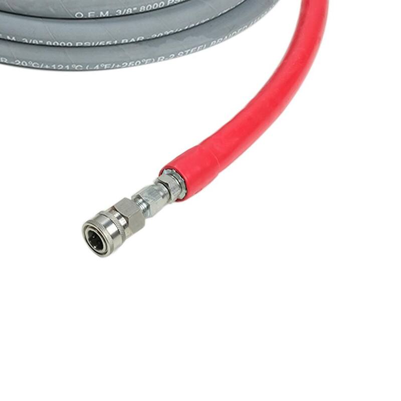 SIMPSON Wrapped Rubber 3/8 in. x 200 ft. Hose Attachment for 10,000 PSI Pressure Washers - 41189