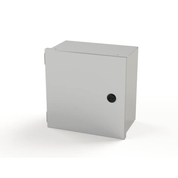 Saginaw Control & Engineering Carbon Steel Electrical Enclosures, 10 in H, 6 in D, 10 in W, NEMA 1 - SCE-10N1006LP