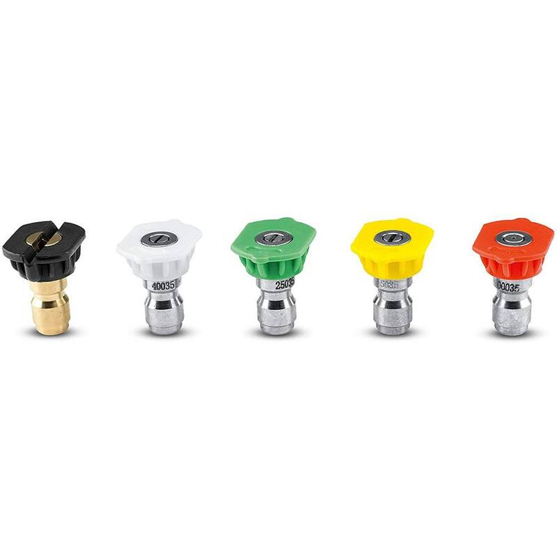 Karcher Universal 5-Piece Pressure Washer Nozzle Kit for Gas & Electric Power Pressure Washers - 4000 PSI - Quick-Connect - 8.641-031.0