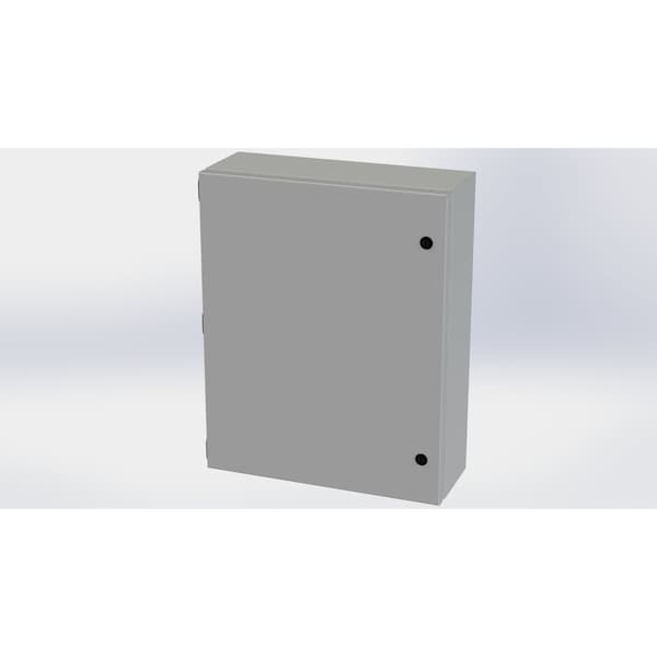 Saginaw Control & Engineering Carbon Steel Electrical Enclosures, 20 in H, 6 in D, 16 in W, NEMA 3R, 4, 12, 13, Hinged - SCE-20166ELJ