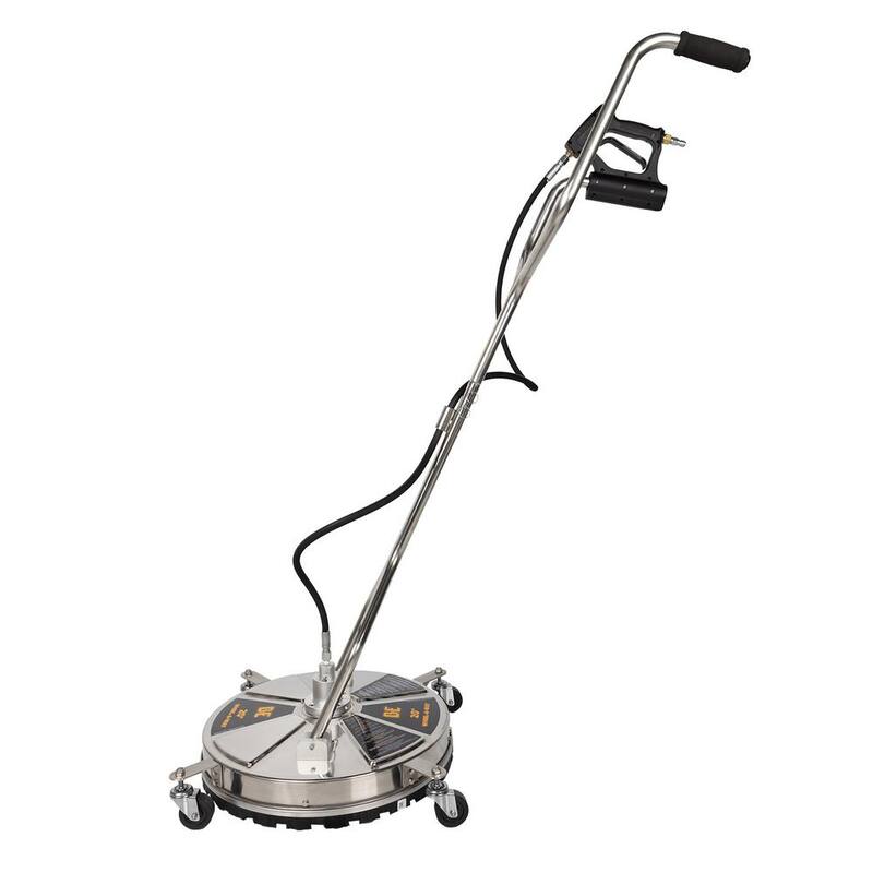 BE POWER EQUIPMENT 20 in. Whirl-A-Way Stainless Steel Commercial Pressure Washer Surface Cleaner for Hot/Cold Water - 85.403.009