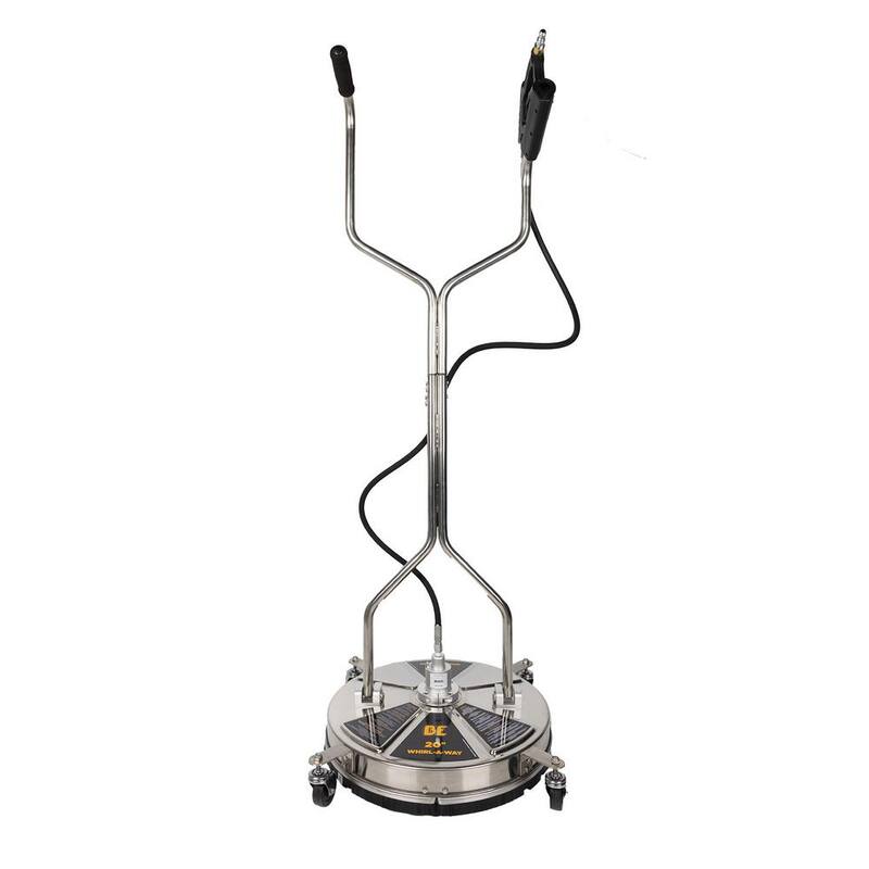 BE POWER EQUIPMENT 20 in. Whirl-A-Way Stainless Steel Commercial Pressure Washer Surface Cleaner for Hot/Cold Water - 85.403.009