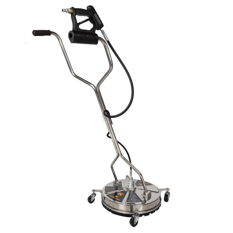 BE POWER EQUIPMENT 20 in. Whirl-A-Way Stainless Steel Commercial Pressure Washer Surface Cleaner for Hot/Cold Water - 85.403.009