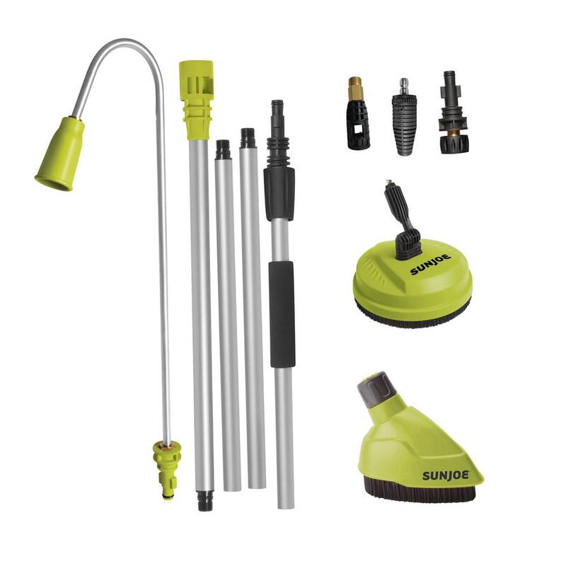 Sun Joe 5-Piece Home Cleaning System for Most Pressure Washers with Universal Adapters for Most Brands Up to 3500 PSI - SPX-HCS-MAX