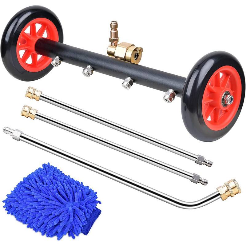 EVEAGE 16 in. Pressure Washer Water Broom for Cleaning Surfaces, female to Male - B89-KIWZ