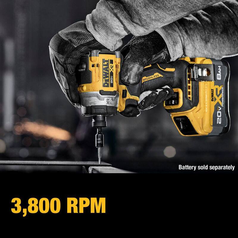 DEWALT 20V MAX XR Llave de Impacto Inalámbrica (Herramienta Solamente) - DCF860B