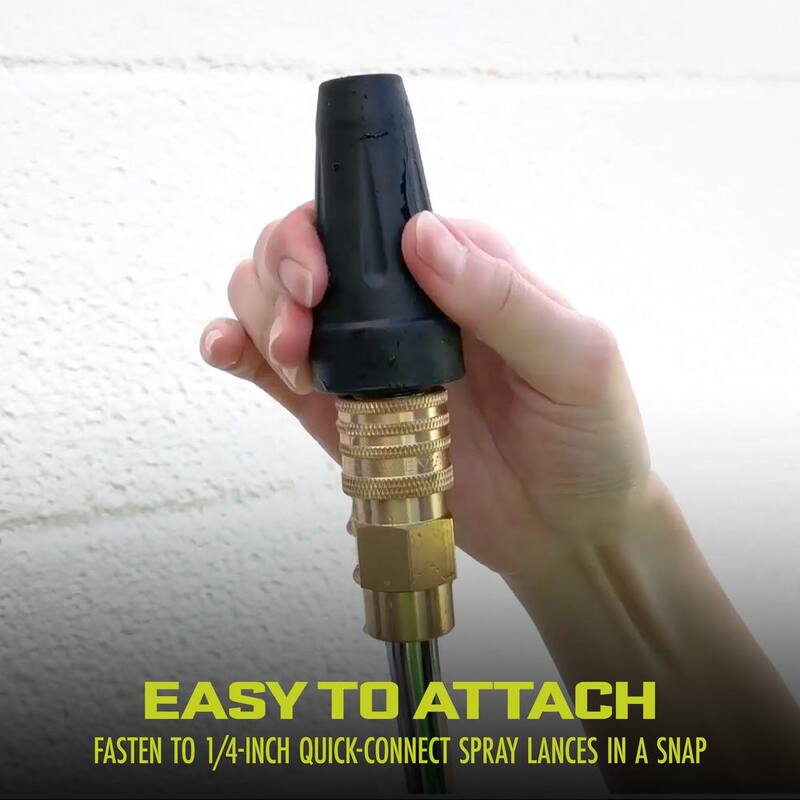 Sun Joe Quick-Connect Turbo Head Spray Nozzle - SPX-TSN-34S