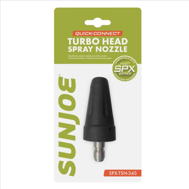 Sun Joe Quick-Connect Turbo Head Spray Nozzle - SPX-TSN-34S