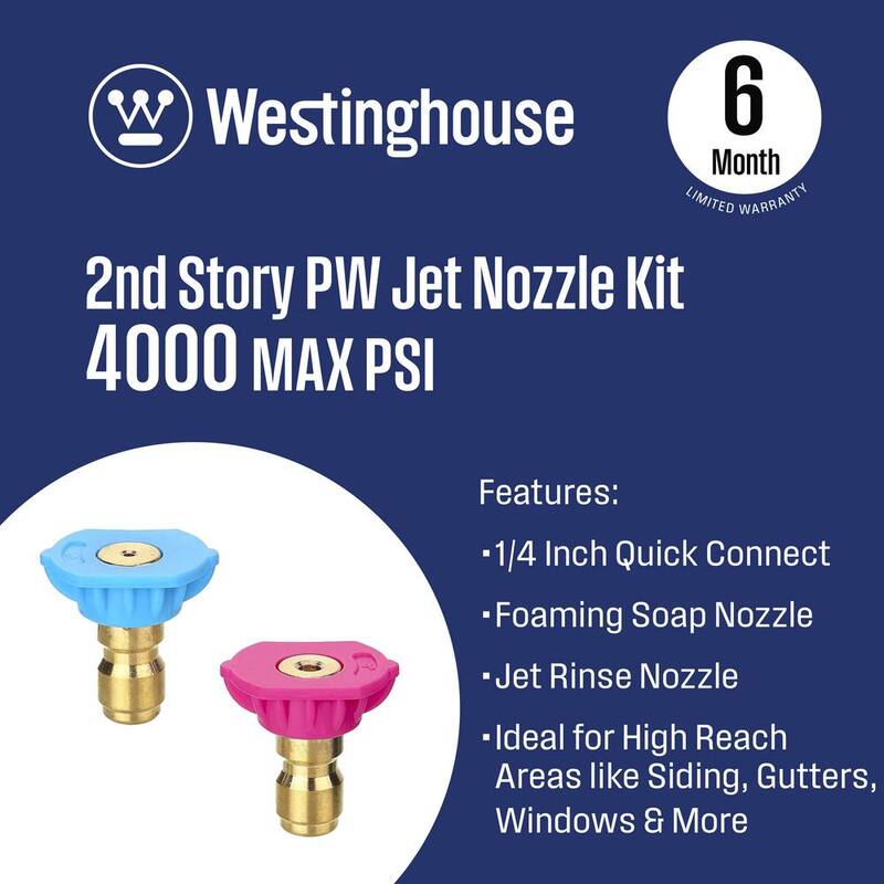 Westinghouse 4000 PSI 2nd Story Jet Nozzle for Pressure Washers - WPWJN