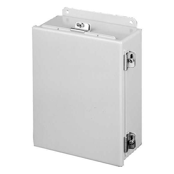 Nvent Hoffman Carbon Steel Electrical Enclosures, 4 in H, 3 in D, 4 in W, NEMA 4, Hinged - A404CHNF