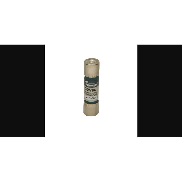Eaton Bussmann UL Class Fuse, MIC Series, Fast-Acting, 30A, 32V AC, Indicating - MIC-30