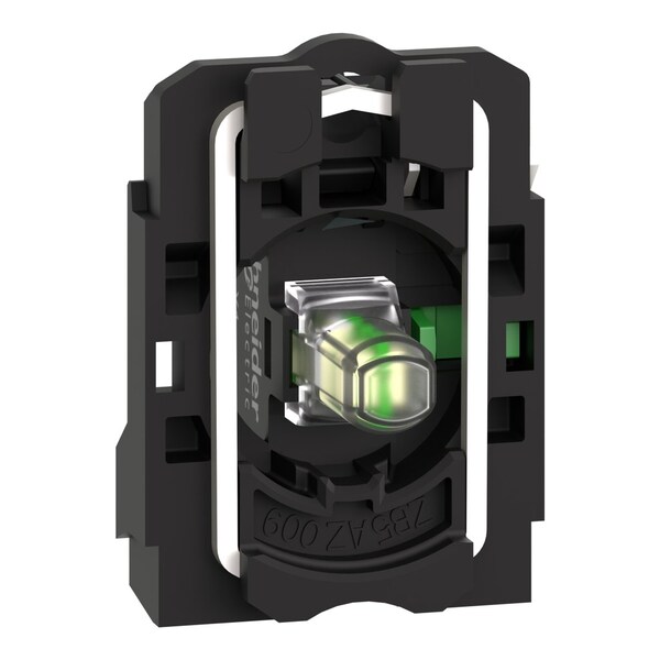 Bloque de contacto y módulo de luz Schneider Electric, 1NA, Blanco, 22mm - ZB5AW0G11