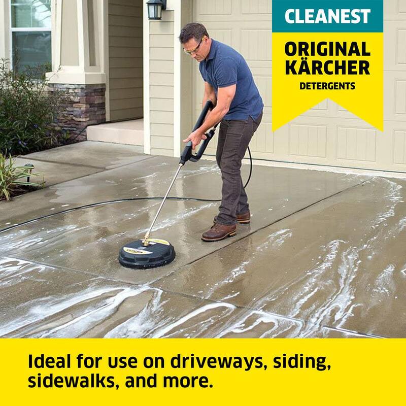 Karcher 1 qt. Multi-Purpose Pressure Washer Cleaning Detergent Soap Concentrate - Perfect for All Outdoor Surfaces - 9.558-145.0