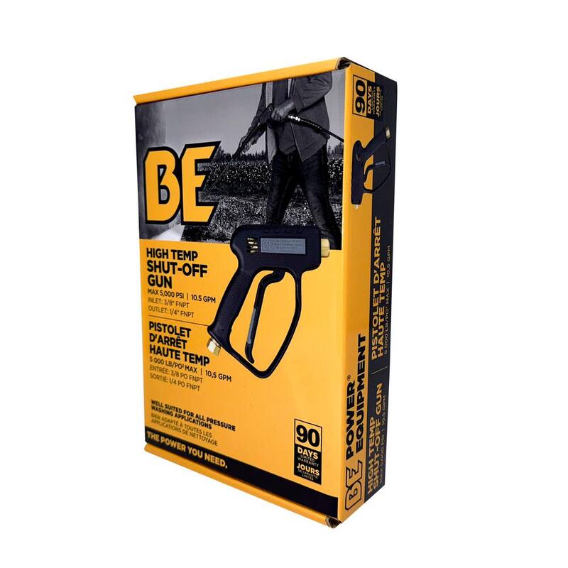 BE POWER EQUIPMENT High Temperature Pressure Washer Gun for Hot & Cold - 85.202.109BEP