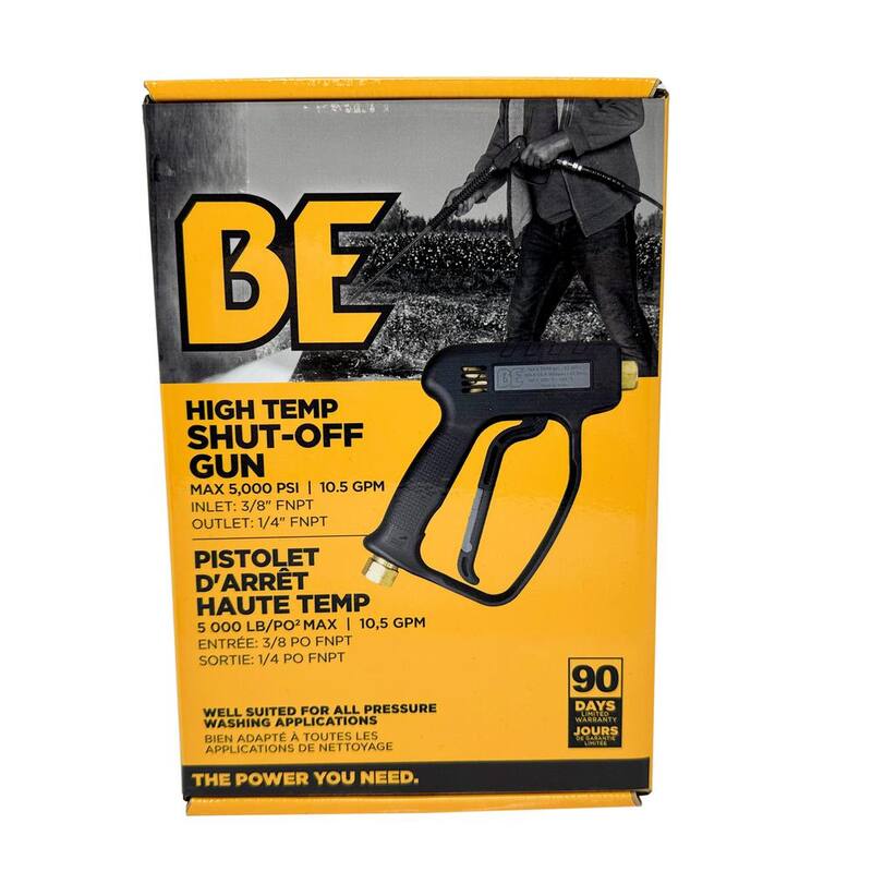 BE POWER EQUIPMENT High Temperature Pressure Washer Gun for Hot & Cold - 85.202.109BEP