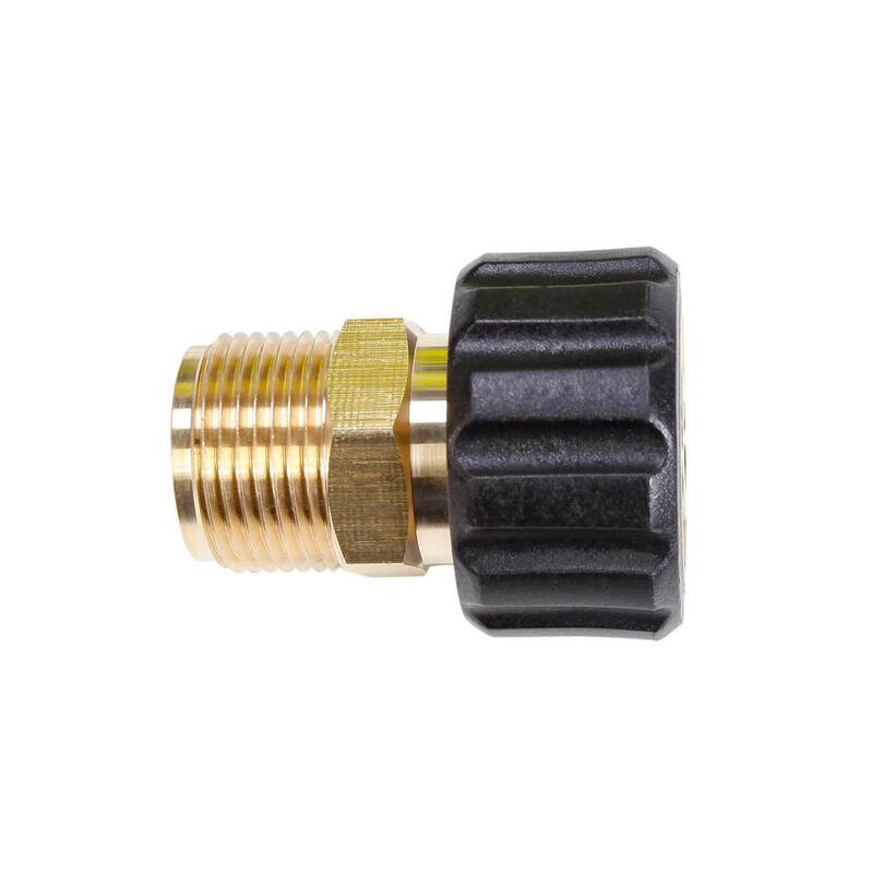 Sun Joe 14 mm M22 Male - 15mm M22 Female High Pressure Hose Adapter, Fits SPX Series Pressure Washers for Other Accessory Brands - SPX-M22M2F