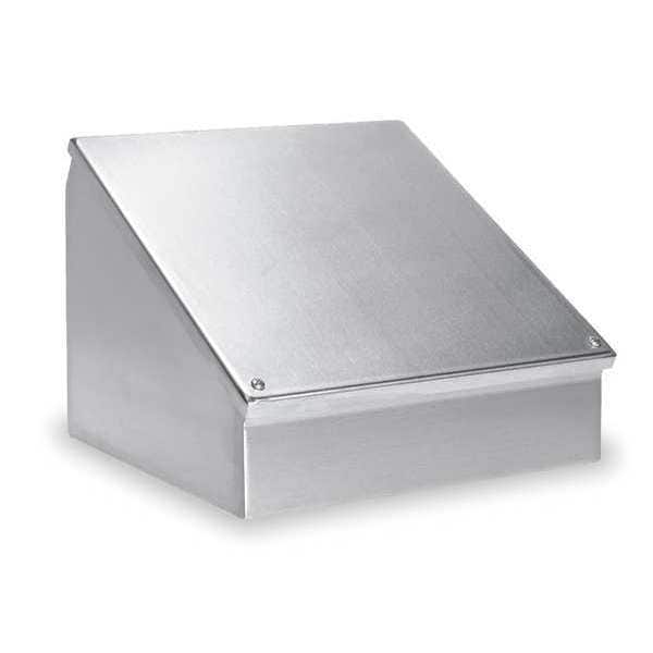 Wiegmann Carbon Steel Electrical Enclosures, 12 in H, 9 in D, 16 in W, NEMA 12, Screw On - WC12C16