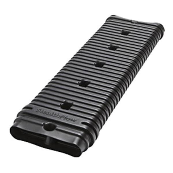 Swivel 24 in. Low Profile Downspout Extender - Black - SW945850