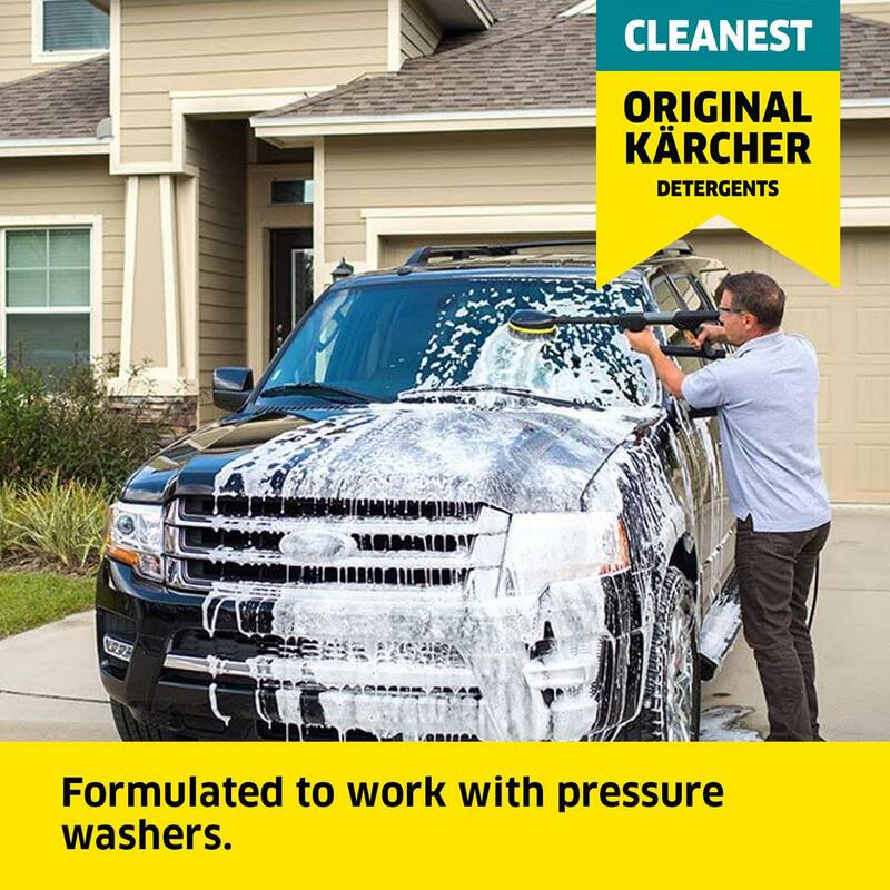Karcher 1 qt. Car Wash & Wax Pressure Washer Cleaning Detergent Soap Concentrate - 9.558-147.0