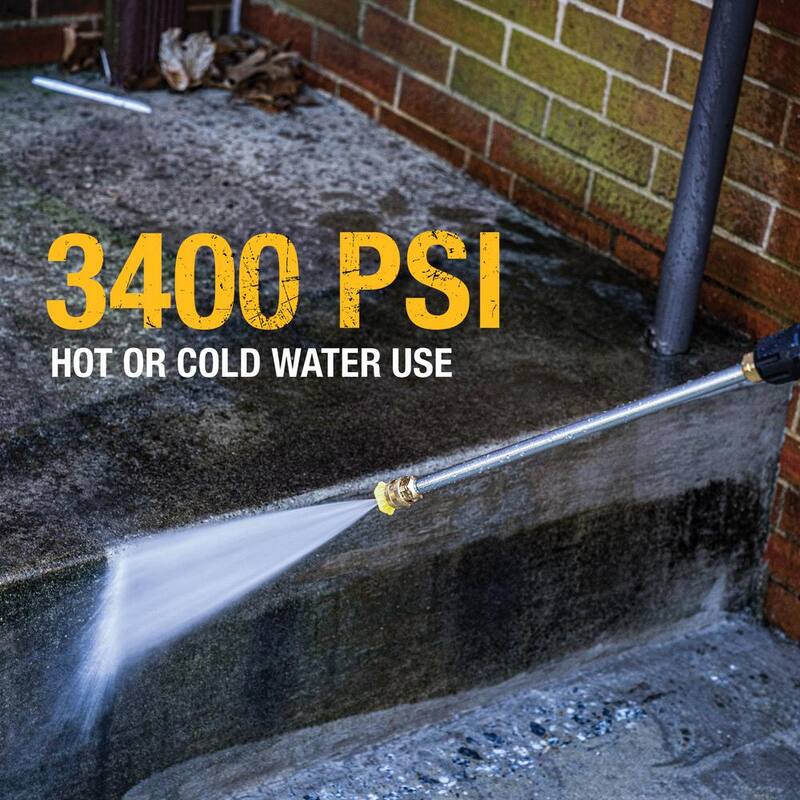 DEWALT Replacement Spray Nozzles with 1/4 in. QC Connections for Hot/Cold Water 3400 PSI Pressure Washers - DXPA34ST