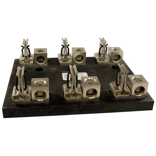 Mersen Open Fuse Block, R UL Class, 3 Poles, 101 to 200A Amp Range, 250V AC/DC Volt Rating - 22003R