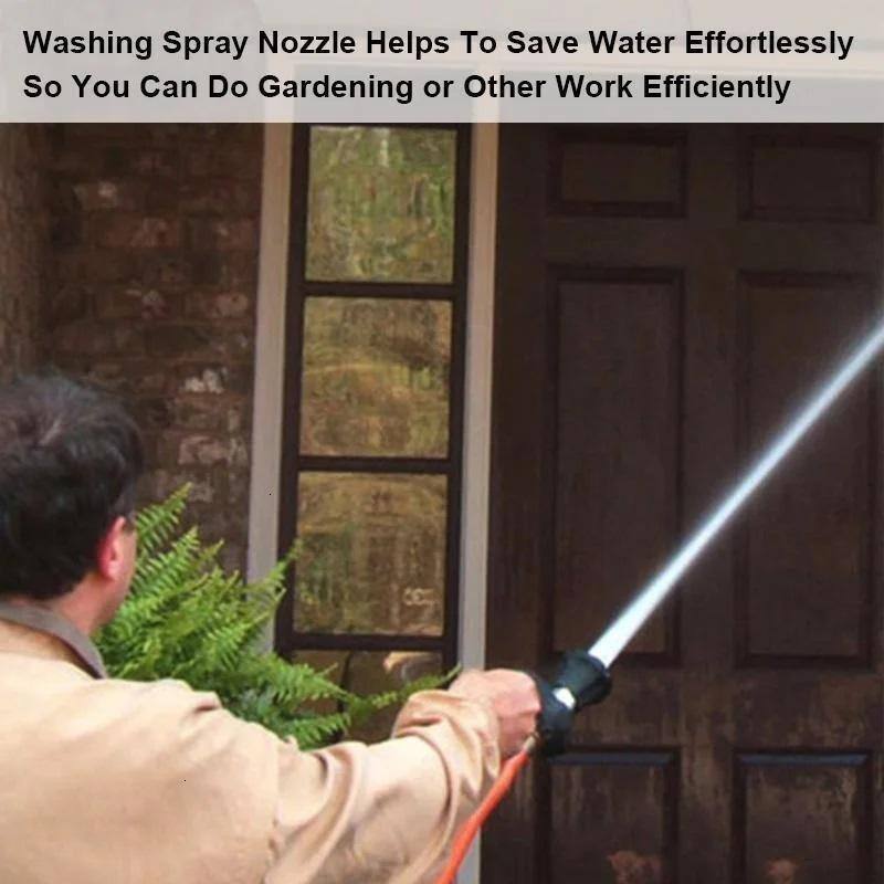 ITOPFOX Universal Pressurized Water Gun Sprayers Hose Blaster Fireman Nozzle for Lawn Garden Watering and Car Washing - HDSA01-1OT197