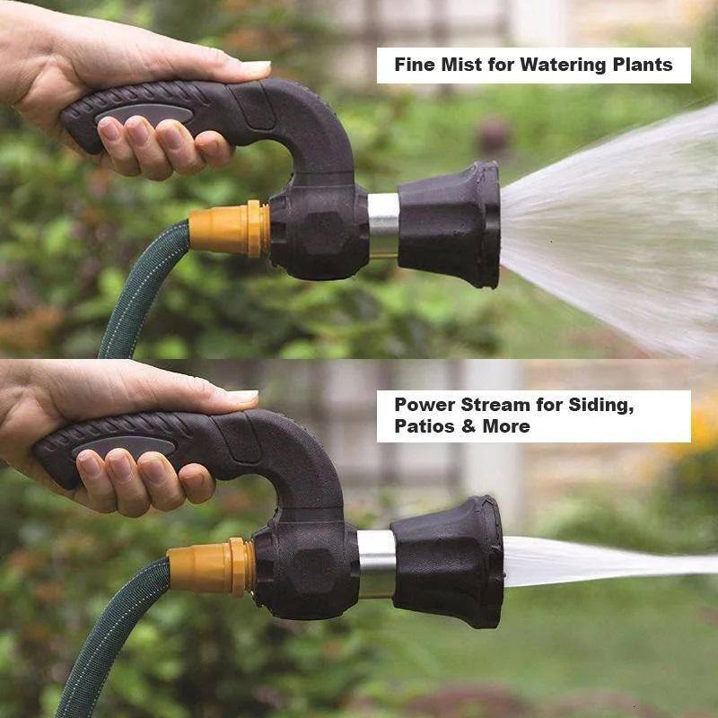 ITOPFOX Universal Pressurized Water Gun Sprayers Hose Blaster Fireman Nozzle for Lawn Garden Watering and Car Washing - HDSA01-1OT197