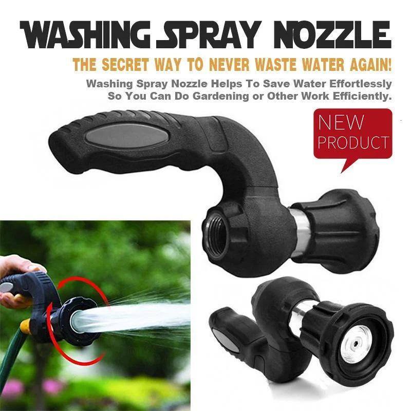 ITOPFOX Universal Pressurized Water Gun Sprayers Hose Blaster Fireman Nozzle for Lawn Garden Watering and Car Washing - HDSA01-1OT197