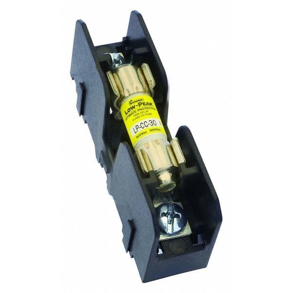 Eaton Bussmann Open Fuse Block, CC UL Class, 1 Poles, 0 to 30A Amp Range, 600V AC/DC Volt Rating - BCM603-1C