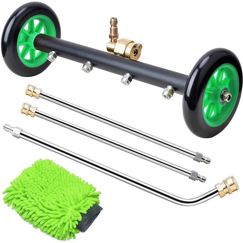 EVEAGE 16 in. Pressure Washer Water Broom for Cleaning Surfaces, female to Male - B89-L7D9