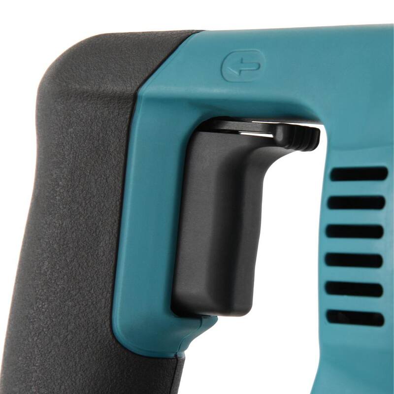 Broca angular reversible con llave de mandril de 1/2 pulgadas y 2 velocidades codificada de 7.5 amperes Makita con mango lateral y estuche de herramientas - DA4000LR