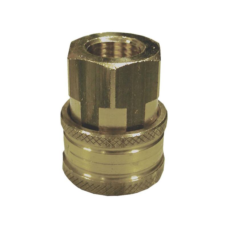 Powerplay 3/8 in. Female to Female Quick-Connect Coupler for Pressure Washer - PWXA033
