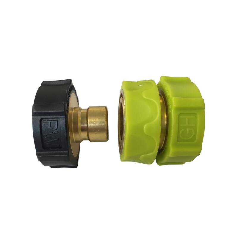 Sun Joe Universal Brass/Aluminum Pressure Washer Garden Hose Quick-Connect Kit for SPX Series Pressure Washers - SPX-UQC