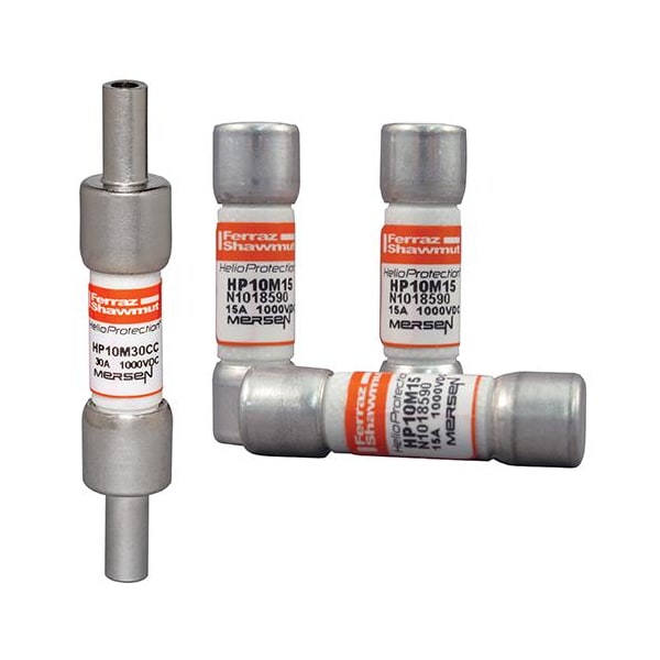 Mersen HelioProtection Fuse, HP10M Series, 30A, Fast-Acting, Not Rated, Cylindrical - HP10M30