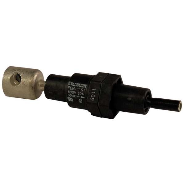 Mersen Fuse Holder, 1 Poles, 0 to 30A Amp Range, 600V AC/DC Volt Rating - FEB-11-91