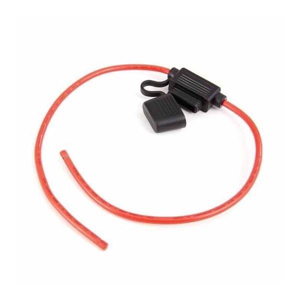Egis Mobile Electric Fuse Holder Inline Ato 18In Long 12 Awg Red Wire - EGIS/901028