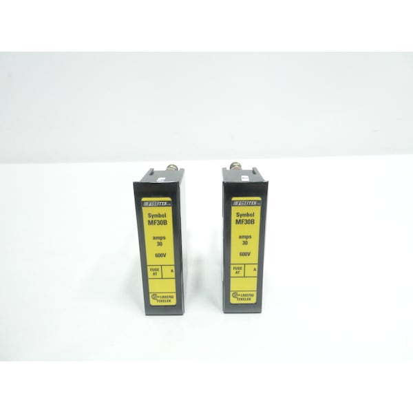Fusetek Fuse Holder, 1 Poles, 600V AC Volt Rating, 2 PK - MF30B