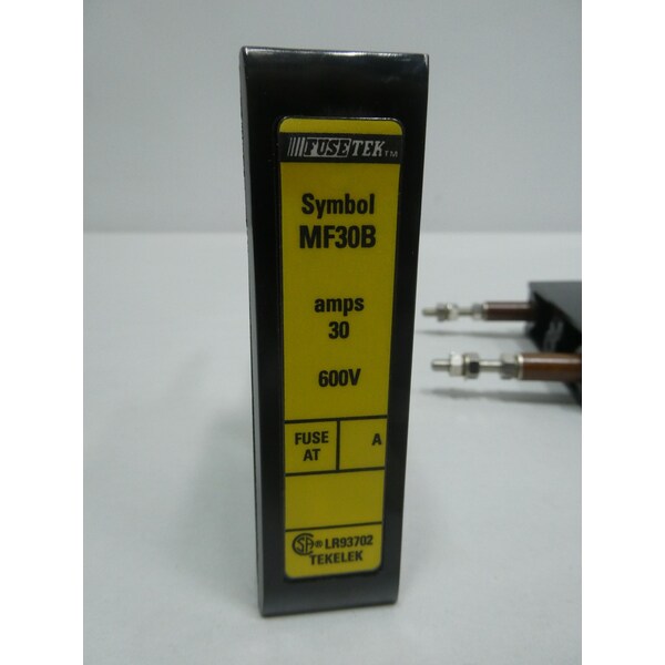 Fusetek Fuse Holder, 1 Poles, 600V AC Volt Rating, 2 PK - MF30B