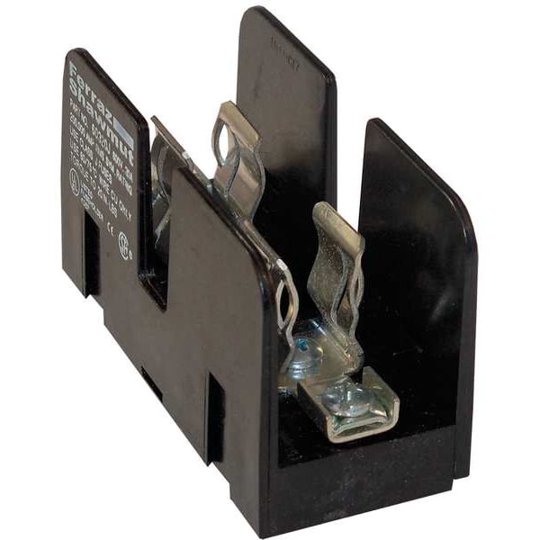 Mersen Open Fuse Block, J UL Class, 1 Poles, 0 to 30A Amp Range, 600V AC/DC Volt Rating - 60321J