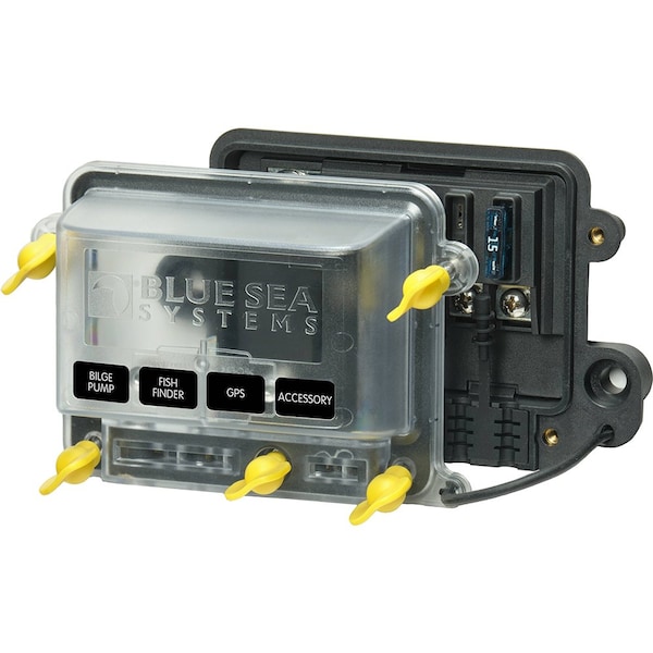Blue Sea Systems Open Fuse Block, CC UL Class, 25 to 80A Amp Range, 32V DC Volt Rating - 5056100