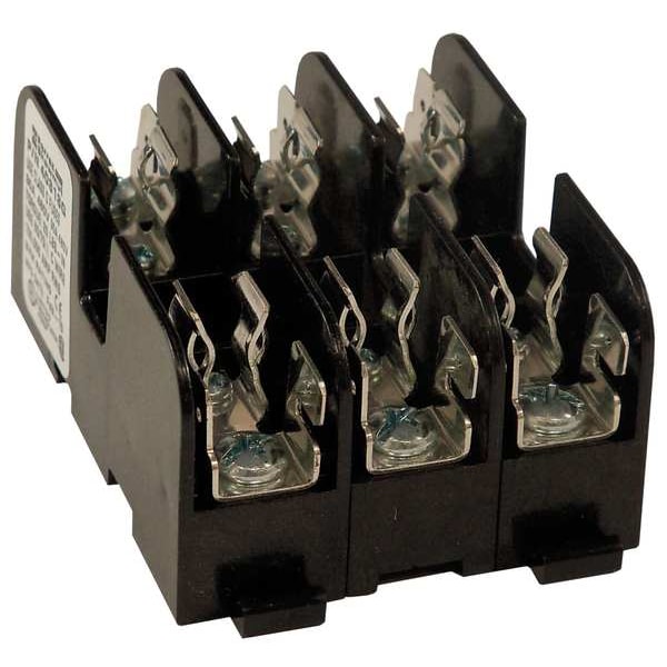 Mersen Open Fuse Block, G UL Class, 3 Poles, 0 to 30A Amp Range, 480V AC/DC Volt Rating - 40313G