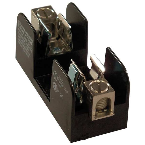 Mersen Open Fuse Block, H; K5 UL Class, 1 Poles, 0 to 30A Amp Range, 250V AC/DC Volt Rating - 20306