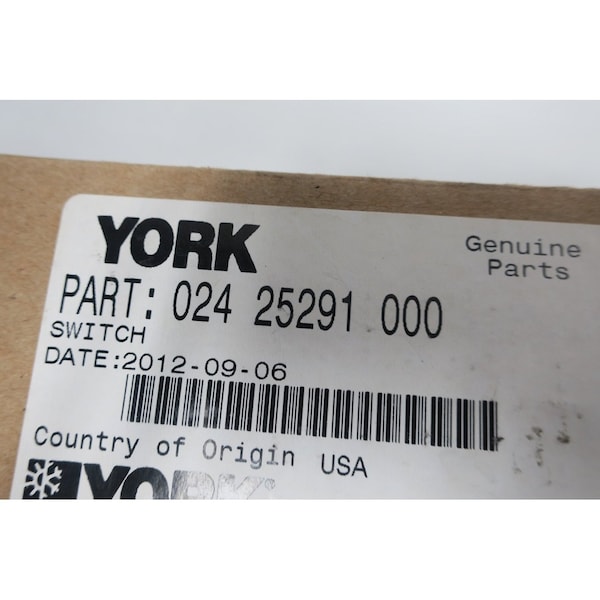 York Termostático 250VCA, 024 25291 000 - 024 25291 000