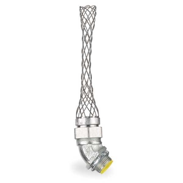 Hubbell Wiring Device-Kellems Liquid Tight Grip, 45 Deg, 2 In. - 74093568