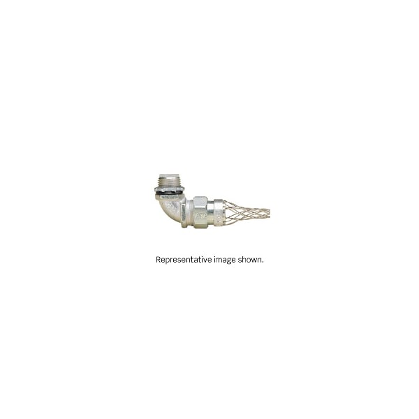Leviton Liquid Tight Grip, 90 Degree, 1-1/2 In. - L7921