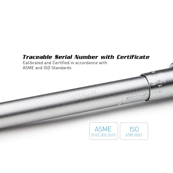 Capri Tools 3/4 in Drive Industrial Torque Wrench, 110-550 ft.-lb. - CP31203