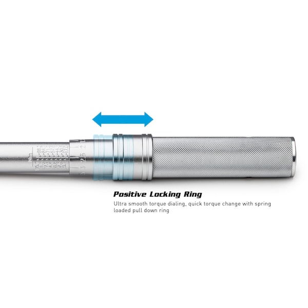 Capri Tools 3/4 in Drive Industrial Torque Wrench, 110-550 ft.-lb. - CP31203