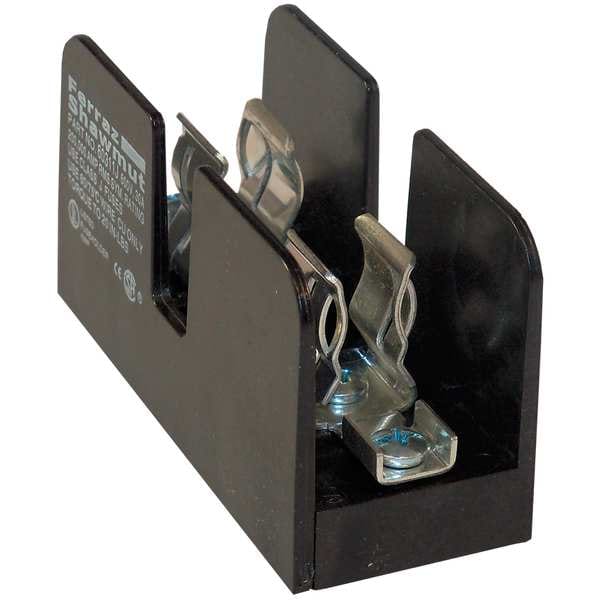 Mersen Open Fuse Block, J UL Class, 1 Poles, 0 to 30A Amp Range, 600V AC/DC Volt Rating - 60311J